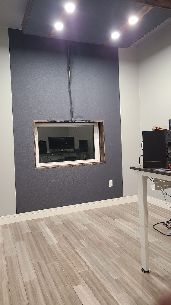 Studio ceiling cloud installed